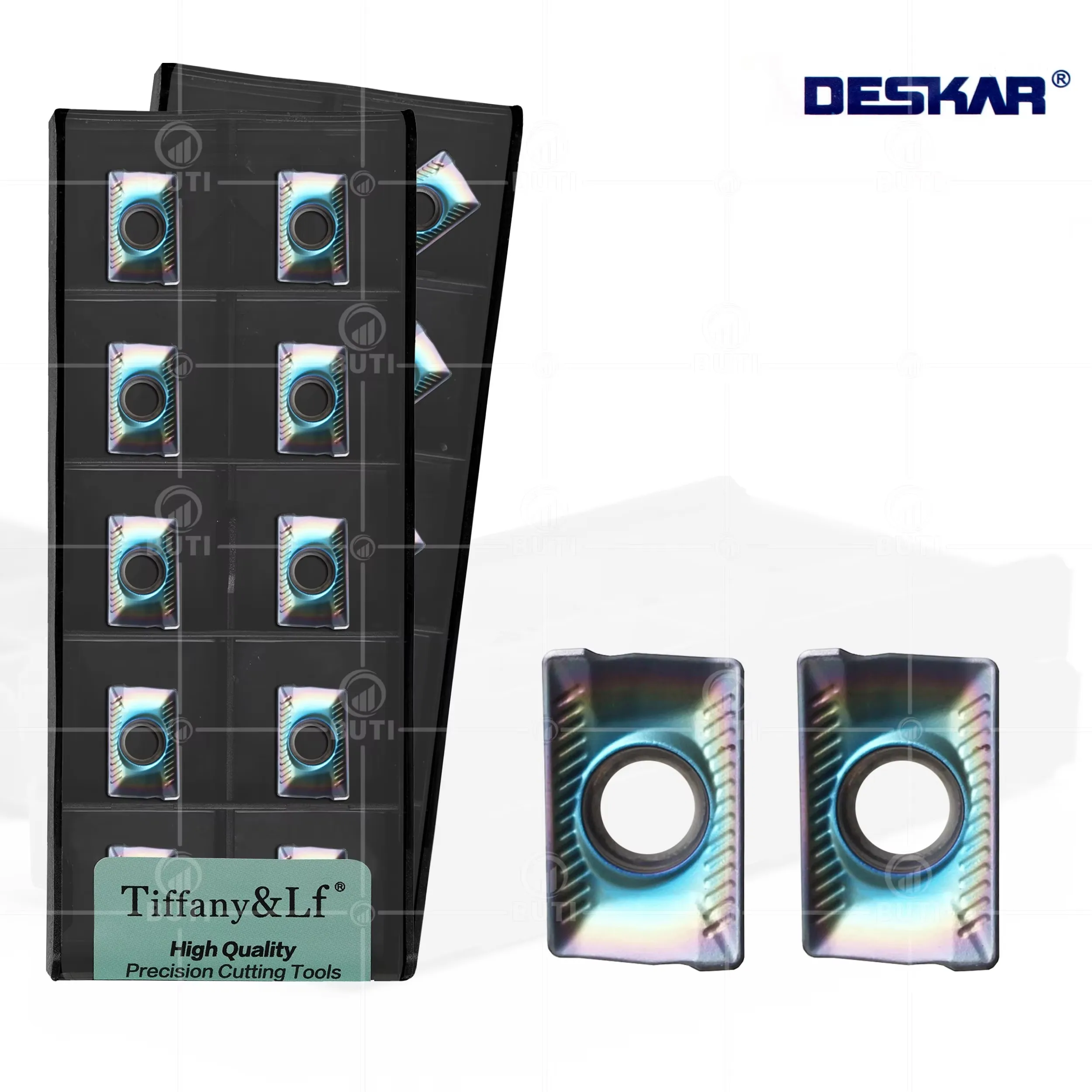 

DESKAR 100% оригинал APKT1003PDTR TF618 Токарный станок с числовым программным управлением Фрезерное лезвие из закаленной стали Режущие инструменты для металла Твердосплавные вставки
