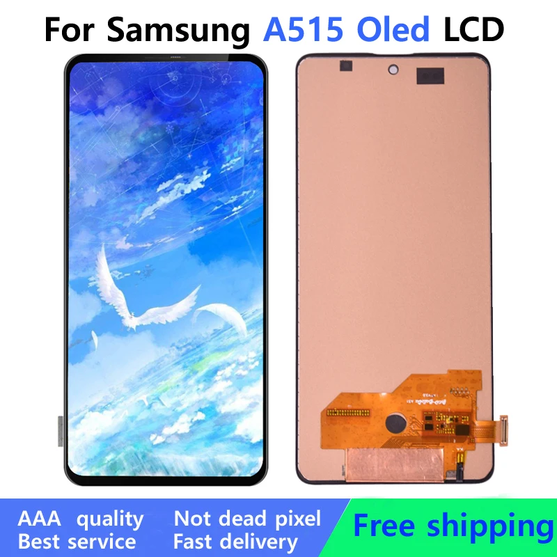 

AMOLED LCD Screen For Samsung Galaxy A51 A515F/DS A515 A515F LCD Display Touch Screen Digitizer Parts For Samsung A515 Display