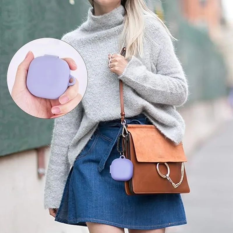 

Flexible Silicone Protective Cover For Redmi Buds 6 Play/6 Youth Edition/s 6 Lite Case Shock,resistant and with Carabiner