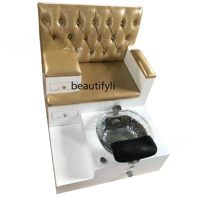

smt14 Nail Beauty Sofa Foot Chair Massage Chair Reclining Massage Foot Bath Club SPA Chair Sofa