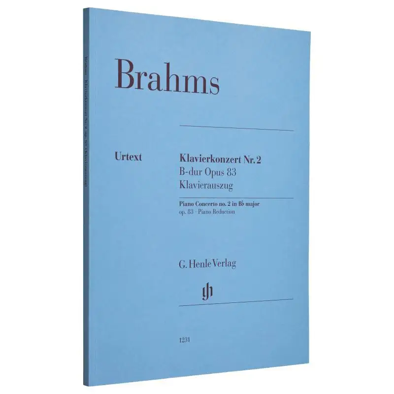 

HN1231 Brahms Piano Concerto No 2 Op 83 PR Behr Johannes G Henle Verlag 9790201812311 Книга