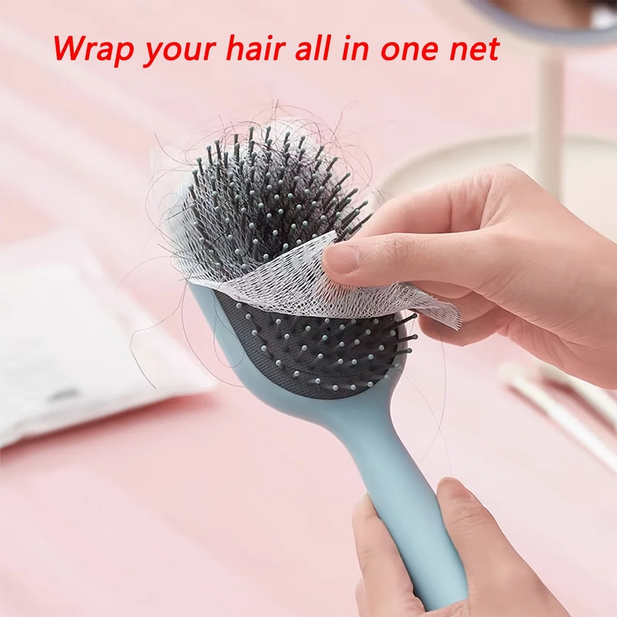 

1pc Hair Brush Cleaning Net - PEVA, Ideal for All Hair Types, Essential Hair Care Accessory