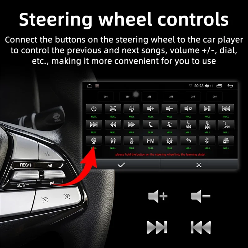 

Car 10.1 Inch Bluetooth Portable Screen GPS Navigation Display Wireless Carplay Android Auto MP5 Player 2+64G