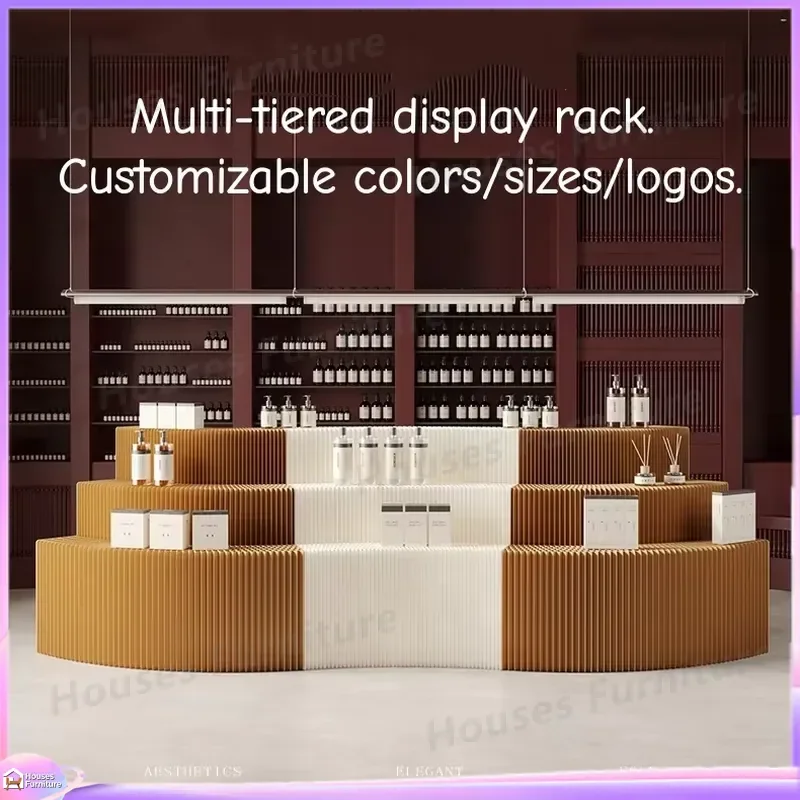 Multi Layer Folding Shoe Cabinet Storage Rack Organizer Display Stand for Home Entryway Closet Trade Show Mall Exhibition Art