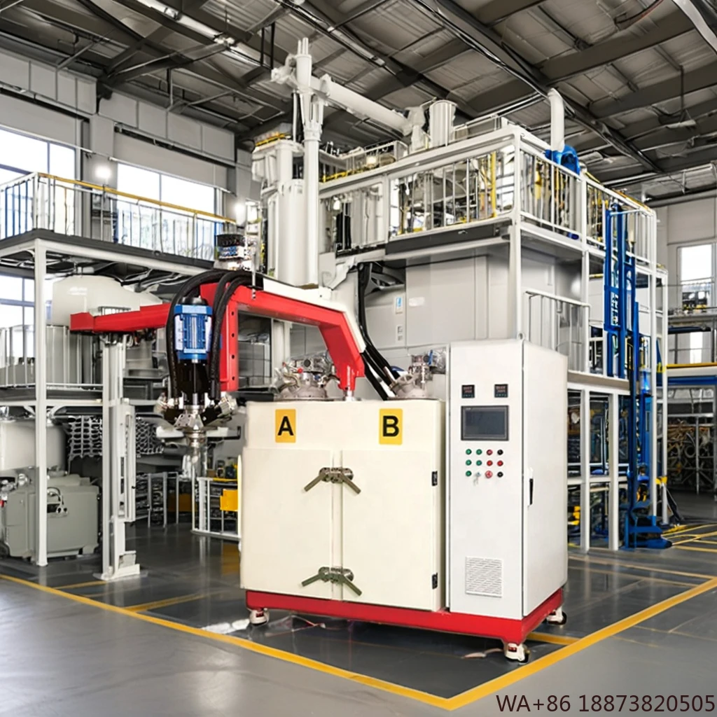 آلة صب البولي يوريثين الجديدة مكونة من مكونة من مادة البولي يوريثين مع مضخة وPLC مع آلة موكا اختيارية مجهزة من مادة البولي يوريثين #3