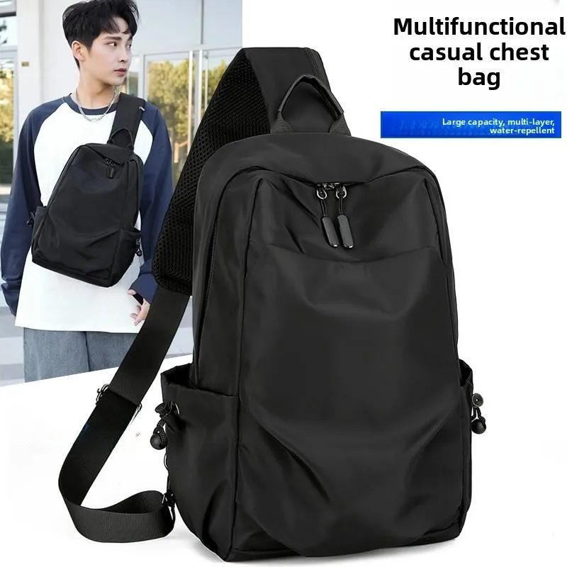 

New Ox Cloth Crossbody Bag ex Large Capaci Single oulder Bag Casual Waterproof Street Sle Trendy Small Bapa