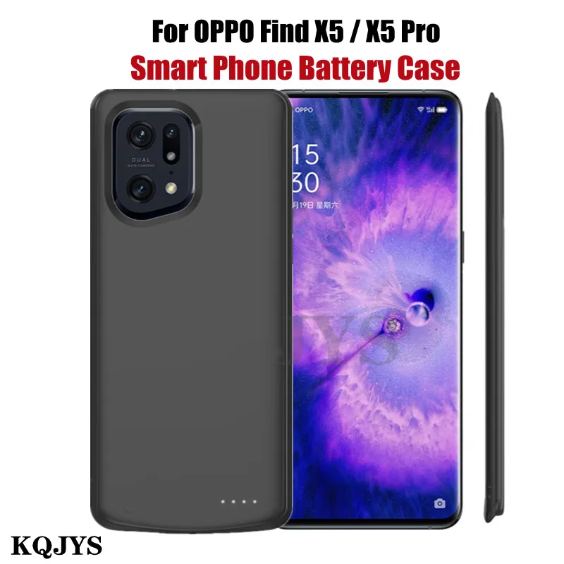 

External Power Bank Battery Charging Cases For OPPO Find X5 Pro PowerBank Case Battery Charger Case For Find X5 Battery Case