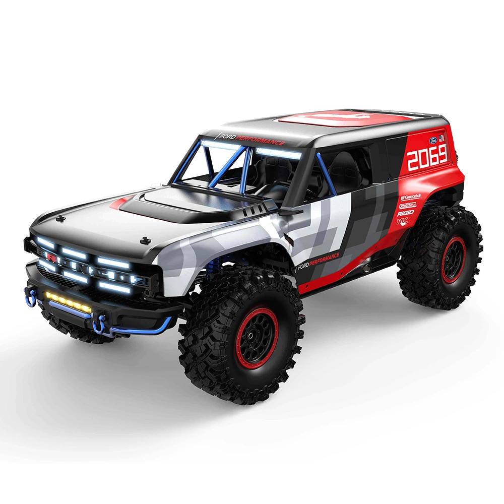 MJX H8P 1/8 2.4G 4WD 4CH محرك بدون فرشاة مستشعر RC سيارة زاحفة نموذج سيارة RTR مع أقفال مختلفة عن بعد #3