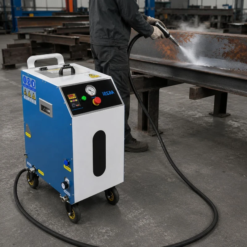 Industrial Dry Ice Blaster Tool Portable Cleaner Customized for Paint Rust Grease Machine Care Work