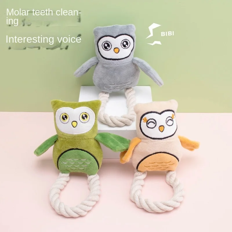 

Self-Entertainment Durable Chewable Squeaky Unbreakable Plush Dog Toys Pet Supplies