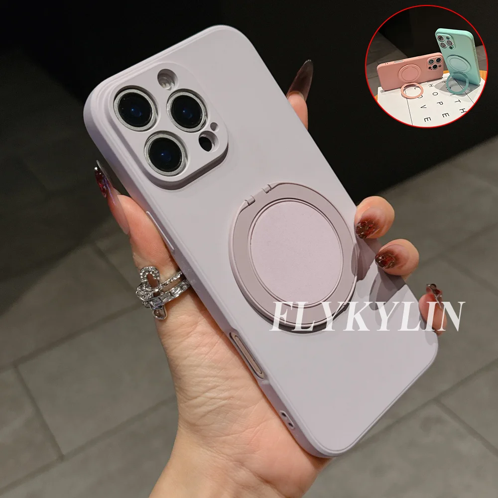 Handyhülle für Google Pixel 10 Proxl 9 8 Pro XL 9A 8A 7A 9Pro 8Pro 7Pro NEU 360 °   Drehbarer Ständerhalter aus flüssigem Silikon