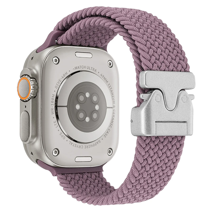 Geflochtenes Fallschirmarmband für Apple Watch Ultra 3/2 Band 49 mm 46 mm 45 mm 42 mm 44 mm 41 mm Nylonarmband iWatch 11 10 9 8 7 6 SE Gürtel