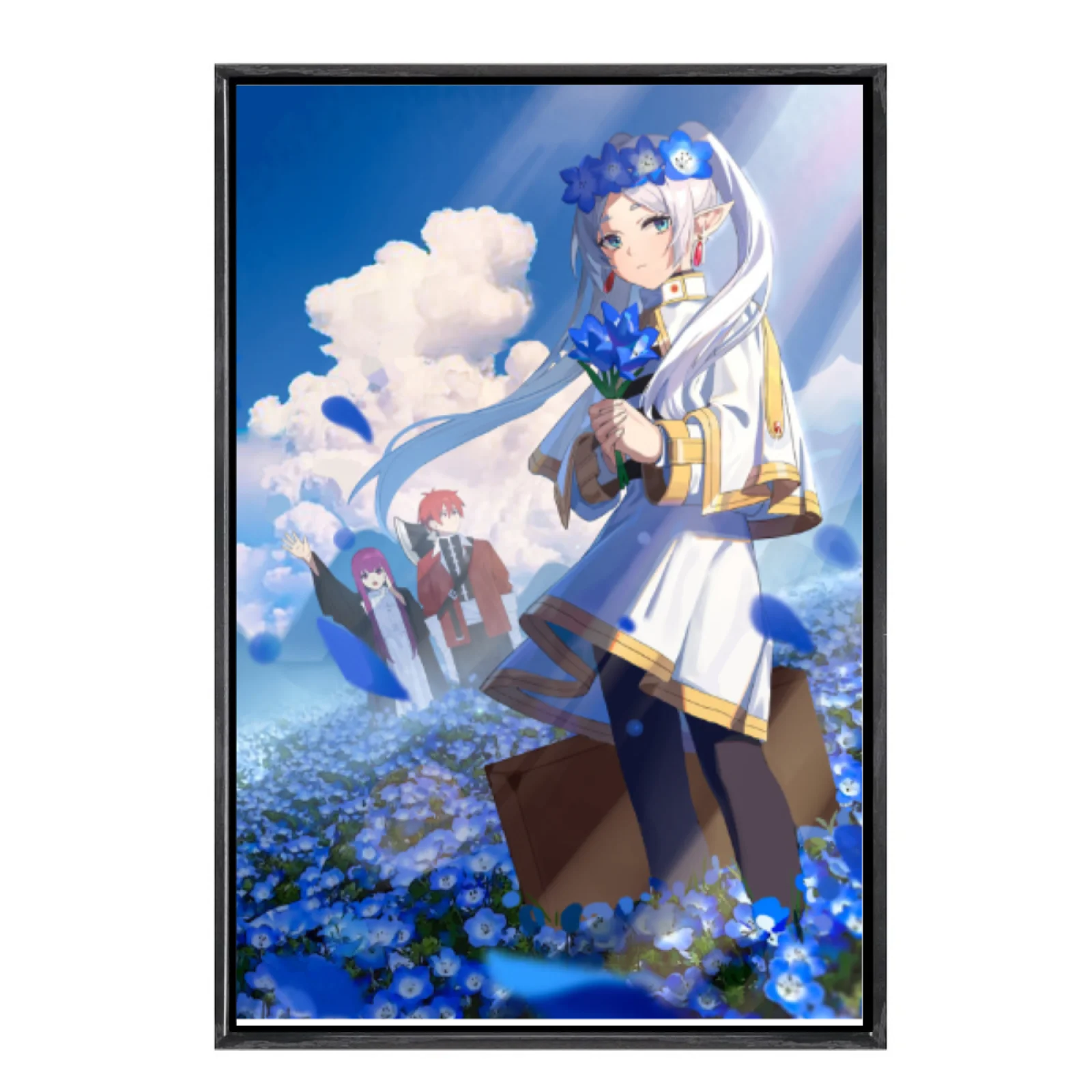

Japanese Manga Multi-Size Canvas Poster Double Framed Wall Art, Frieren Home Decor for Living Room Bedroom