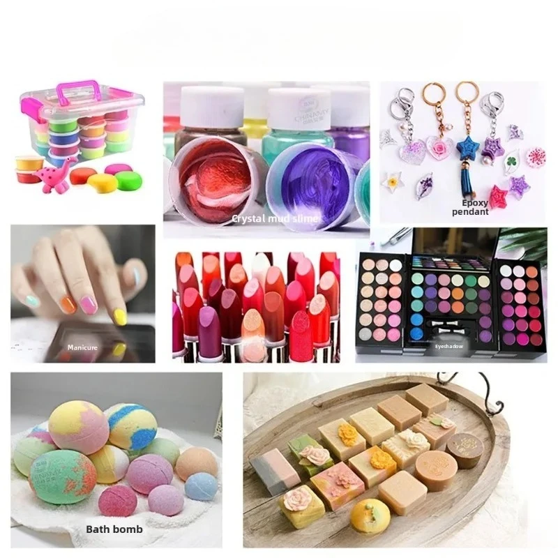 1kg/bag 800 Mesh Ultra-fine Pearlescent Powder Color Series Mica Powder Pearlescent Pigment for Epoxy Resin & Slime