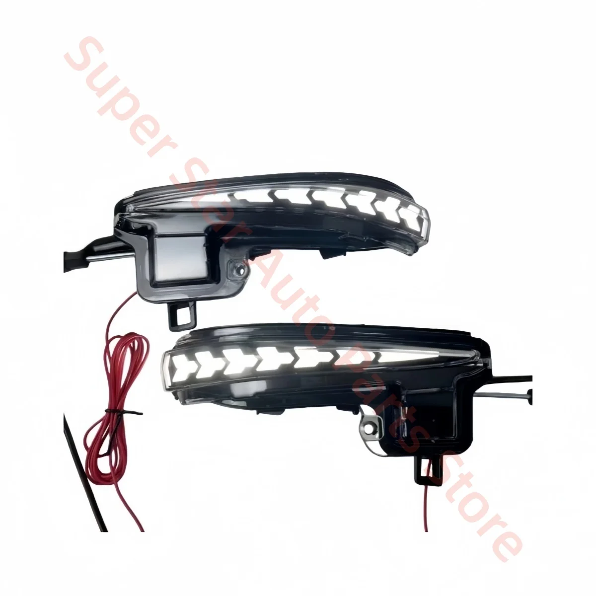 For Toyota Alphard/Vellfire 2015-2020 LED Automobile parts Upgrade Two-color turn signals retrofit rearview mirror flowing light