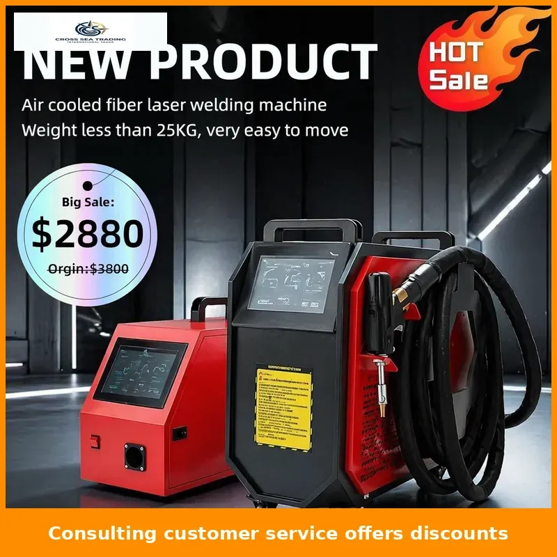Handheld Air-cooled Laser Welding Machine 4-in-1 Welding and Cutting Weld Cleaning and Rust 220V