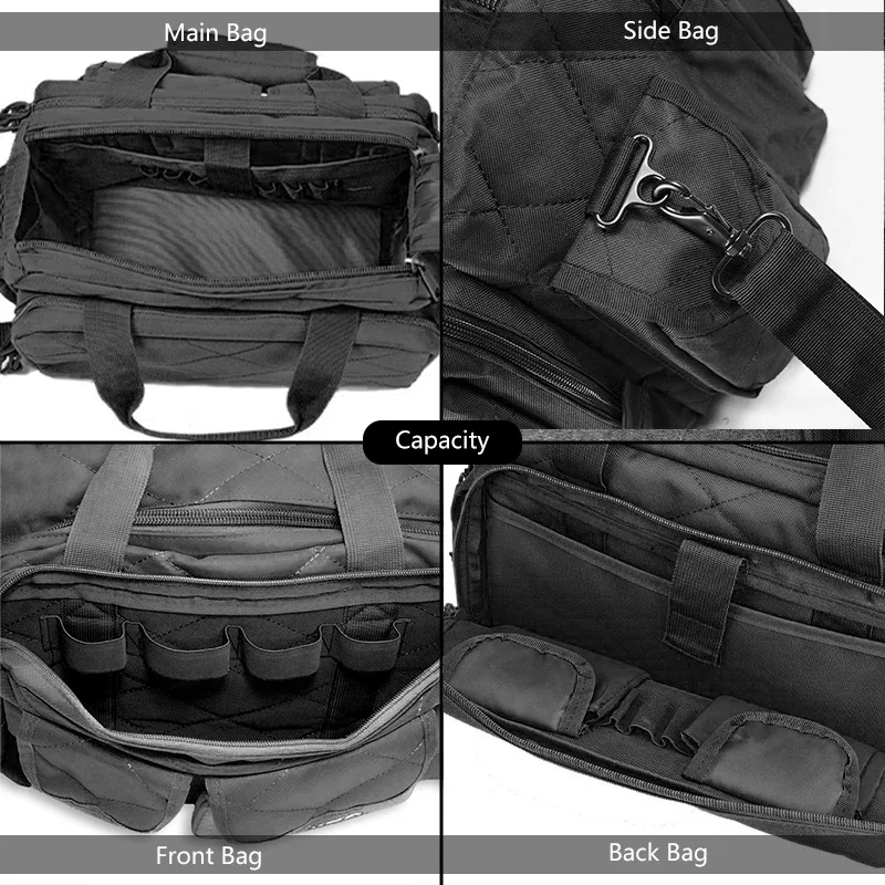 Outdoor Bag Durable Nylon G-un Case Non-Slip Shooting Accessories Pack Handbag for Camping Hunting EDC Bag