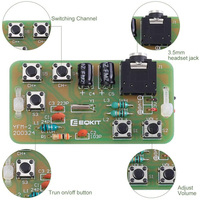 76-108MHz FM Stereo Radio DIY Electronic Kit Wireless FM Receiver Transmitter Module Microphone Board Soldering Practice Project