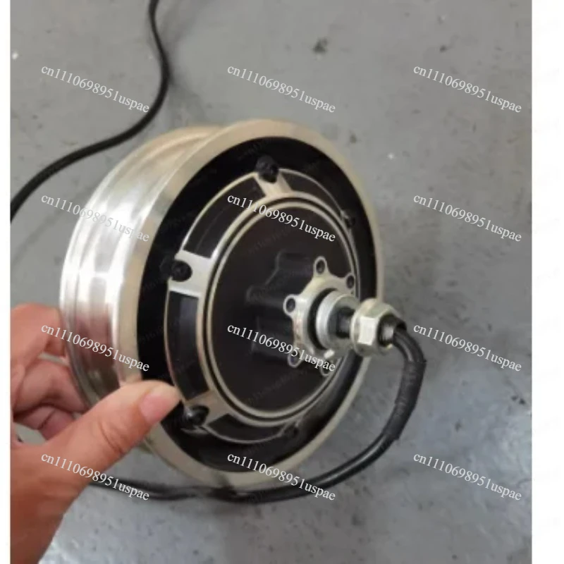 10 inch disc brake wheel hub brushless scooter electric vehicle motor