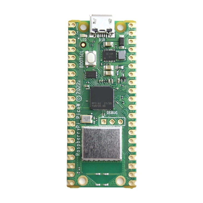 For W Board with Wireless WIFI Module RP2040 Development Board Supports Micro-Python Welded-ABWO