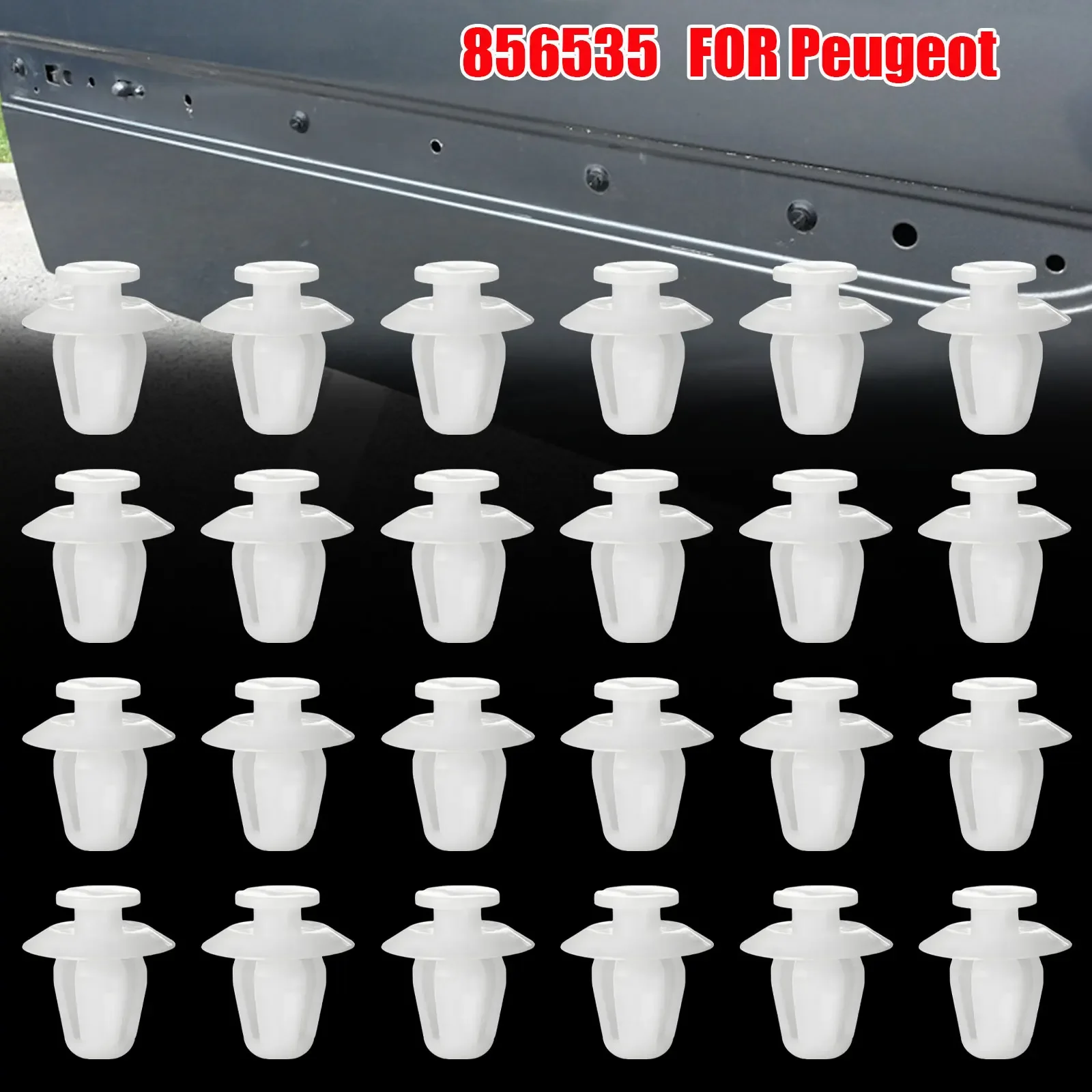 856535 Side Body Exterior Door Moulding Trim Clips FOR Citroen C2 C5 C6 Berlingo Peugeot 206 306 307 406 407 Partner Fiat Doblo