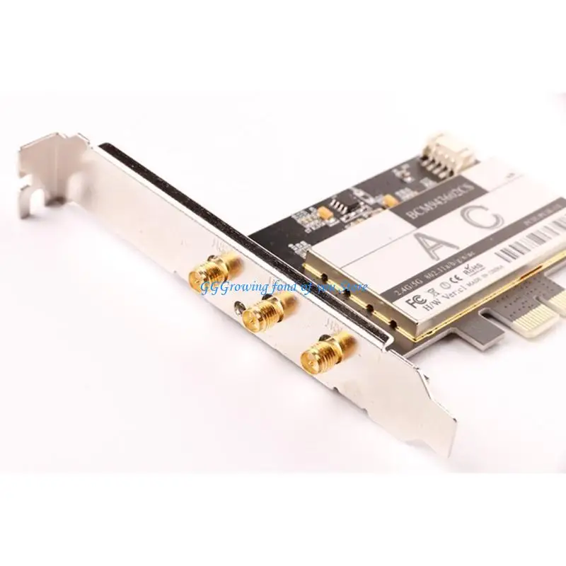 Carte réseau H9EB 2.4 / 5GHz Adaptateur PCIEXWIFI Adapter Wireless AC BCM94360 BT4.0 avec antennes