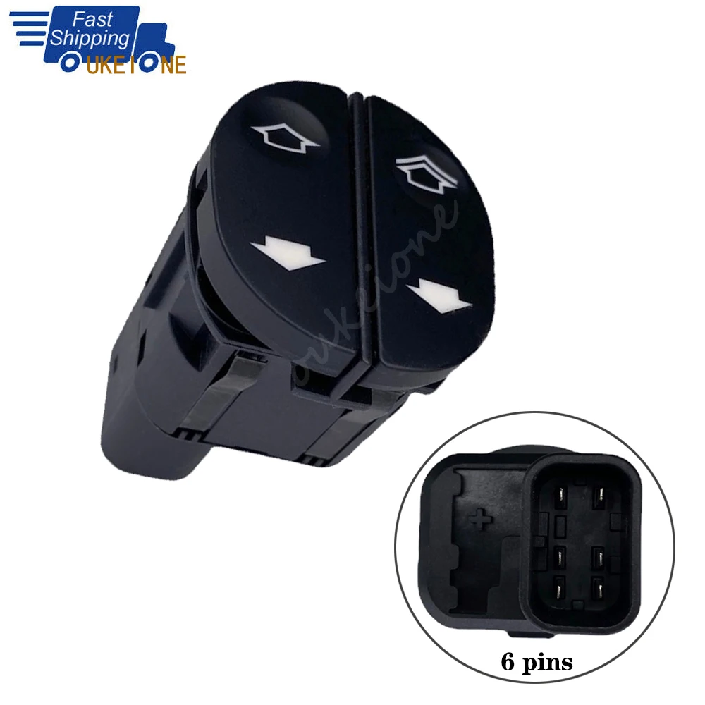 For Ford Fiesta Fusion KA Puma Transit Connect Electric Power Window Control Switch Lifter Button Car Accessories 6S6T15529AB