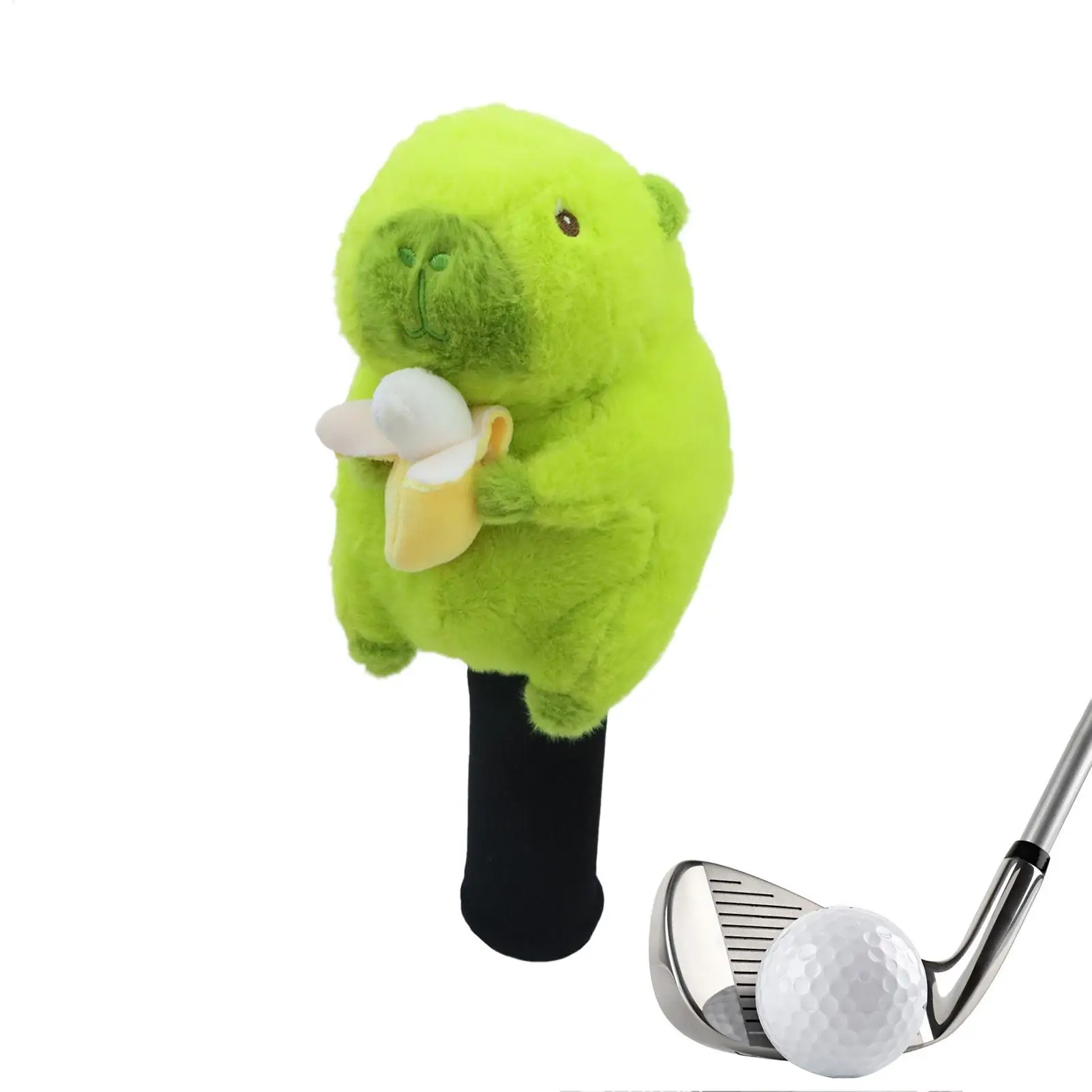 

Funny Golf Club Covers Driver Head Cover Animals Cartoon Plush Animal Protective Putter Gear For Women Men Husband Boyfriend