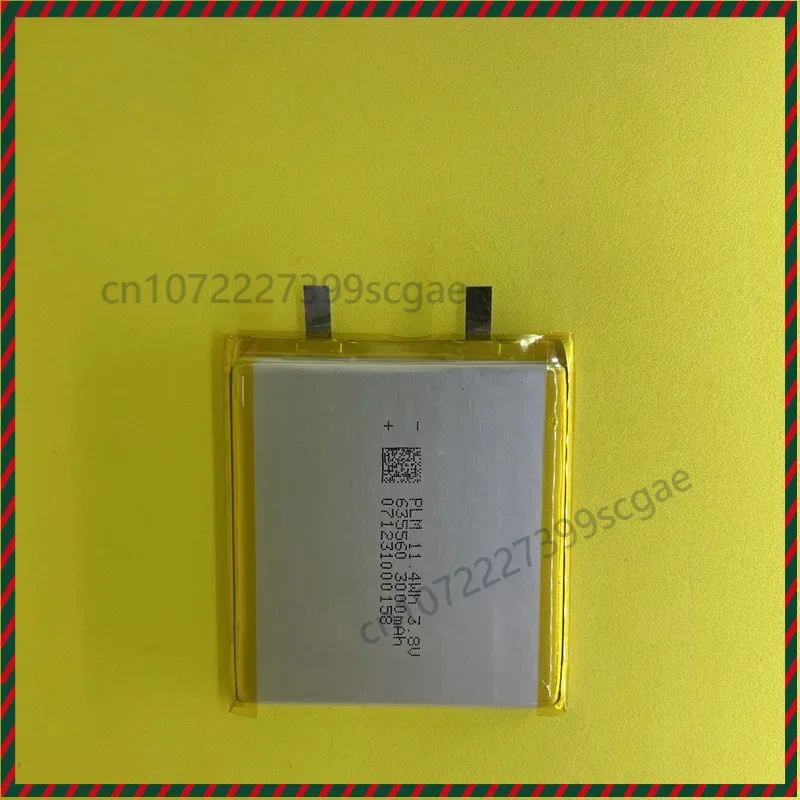 Polymer 635560 Lithium Battery 3000mAh 3.8V for Instruments and Meters Fast Charging Power Bank Cell