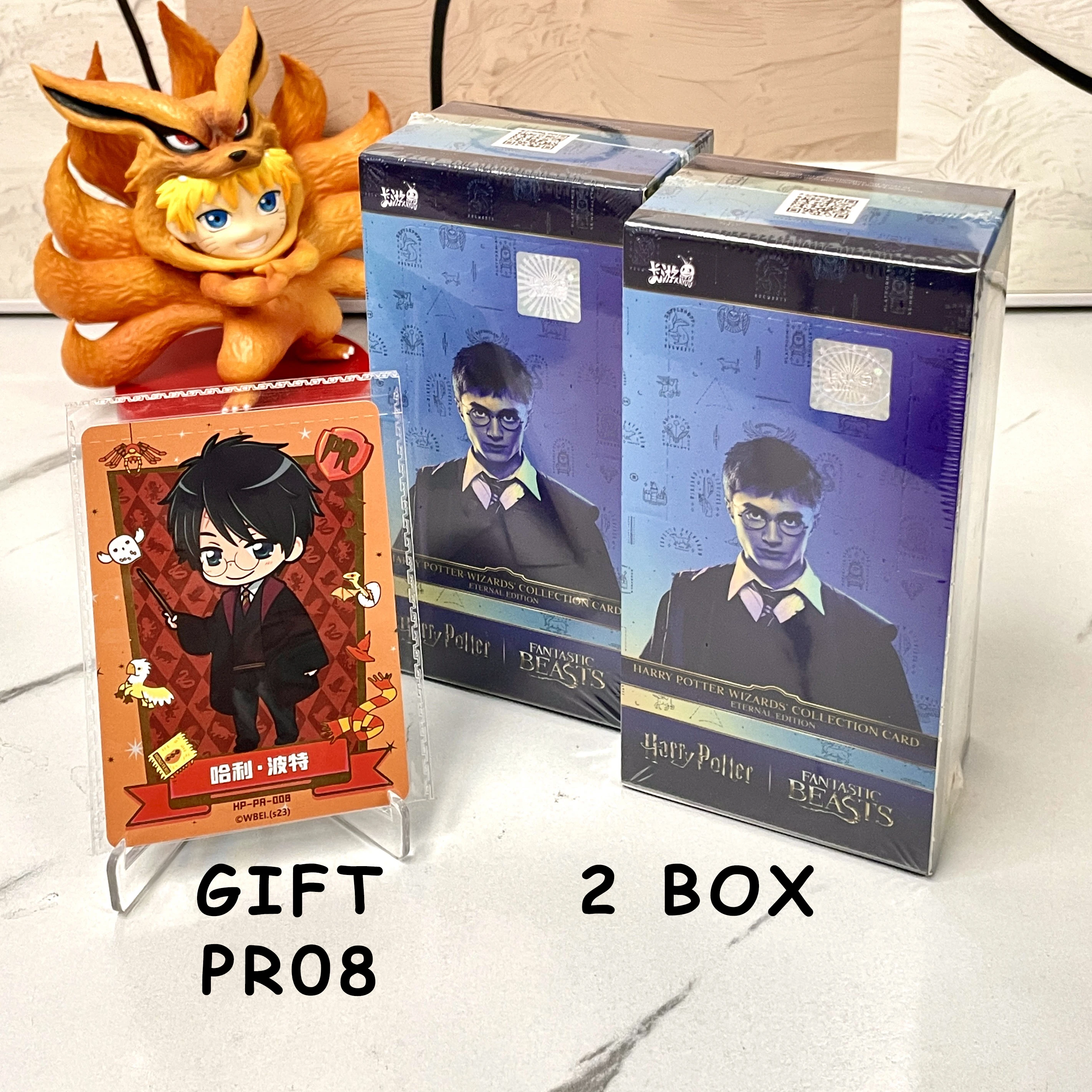 

KAYOU Harry Potter Wizards Collection Card English Version Eternal Edition Golden TC Iron Anime Peripheral Gifts Magic Card Gift
