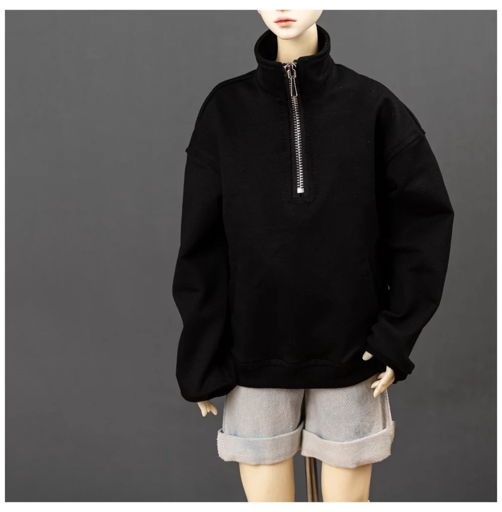 

Брюки для куклы bjd подходят для 1/4, 68 см, 75 см, толстовка с воротником-стойкой на полумолнии размера дяди, свободные аксессуары для мужских кукол