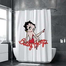 Bettys Boops Bathroom Curtains for the Home Shower Shower Curtain Waterproof Accessories Bath Bedrooms Fabric Shade Opaque