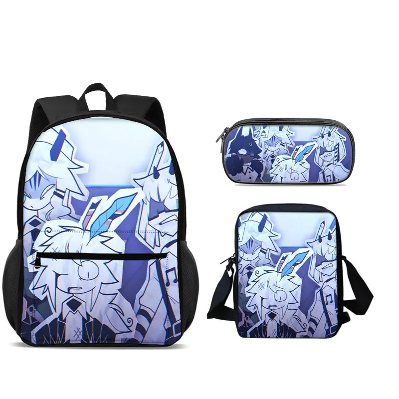 Fundamental  Backpack Pen Bag Shoulder Bag 3pcs Set Versatile  Large Capacity Boy and Girl School Birthday Best Gift