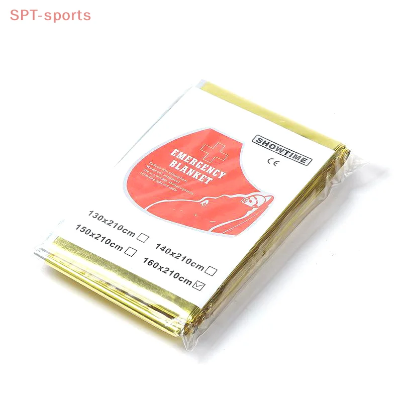 

Portable Small Outdoor Camping Supplies First Aid Blanket Emergency Survival Blanket Insulation Blanket Sunscreen Blanket