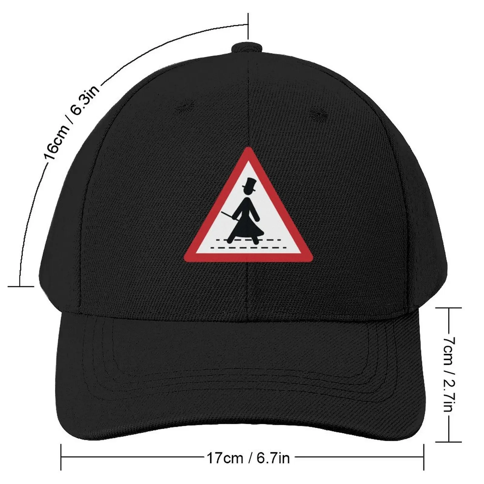 Anne Lister Crossing Sign (Heading to Shibden Hall) Baseball Cap Military Cap Man Bobble Hat Hats For Women Men's