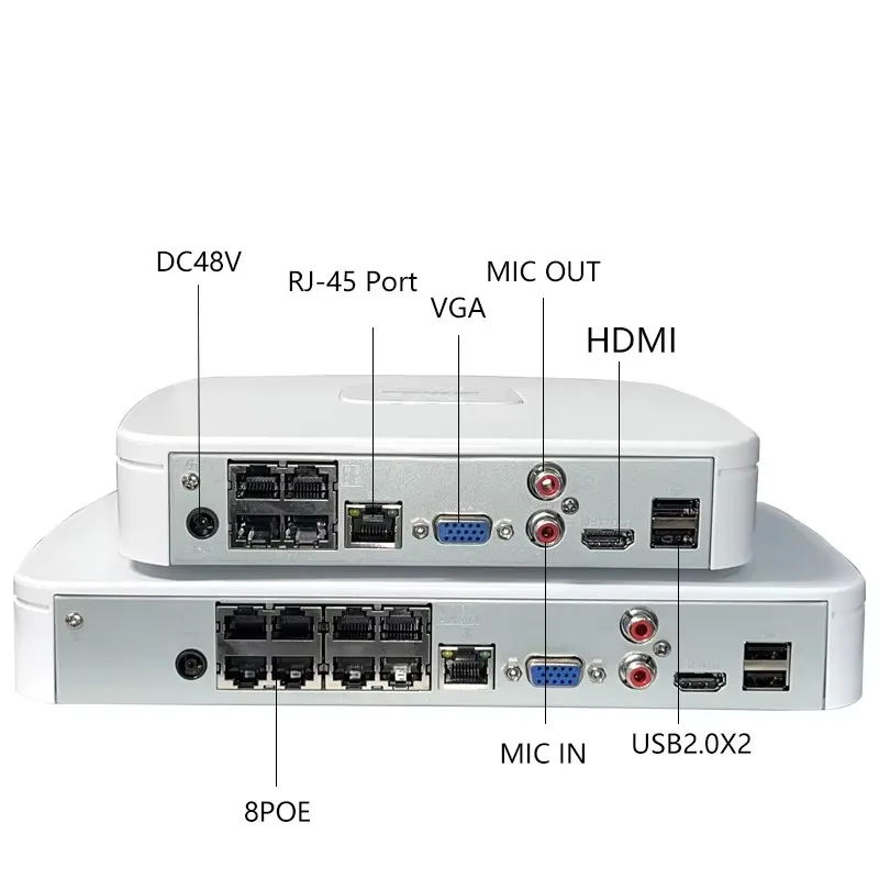 DahuaNVR2104-P-4KS3 4CH 4PoE 1U NVR, 12MP H.265+ Network Video Recorder, AI SMD & Perimeter Protection, One-Click Arming, 1HDD