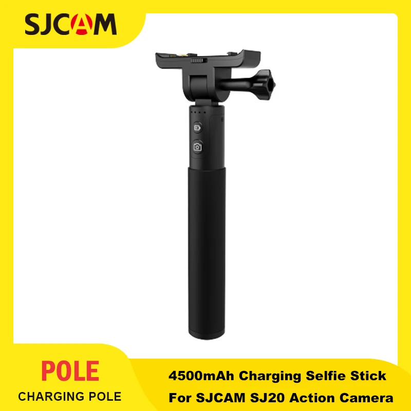 SJCAM Charging Selfie Stick 4500mAh For SJCAM SJ20 Action Camera