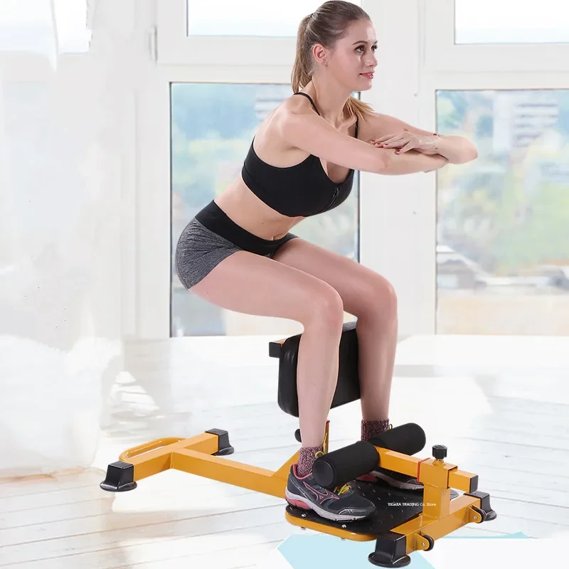 Multifunctional Sissy Squat Fitness Equipment, Leg Hip Exerciser Training Sit Up & Push Up Exerciser Squat Machine