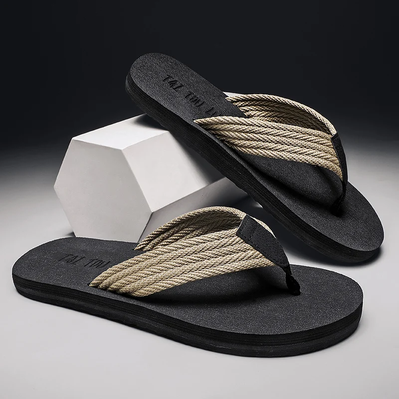 Plus Big Size 49 50 51 52 Flip Flops Men Slippers Chanclas De Hombre Claquette Homme Klapki Indoor Outside Beach Large Shoes