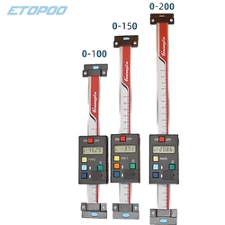 100/150/200/300/400mm High Precision Digital Caliper Stainless Steel Horizontal Vertical Digital Display Ruler Measuring tools