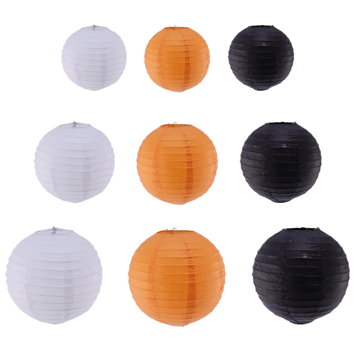 

9 Pcs Wedding Paper Lantern Hanging Accessories Decorative Lamp Ball Decoration