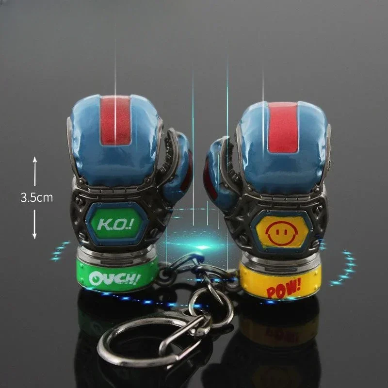 Apex Legends Robot Family Treasure Boxing Gloves Alloy Katana Swords Accessories 3.5cm Keychain Model Gifts Toys Boys I Got You