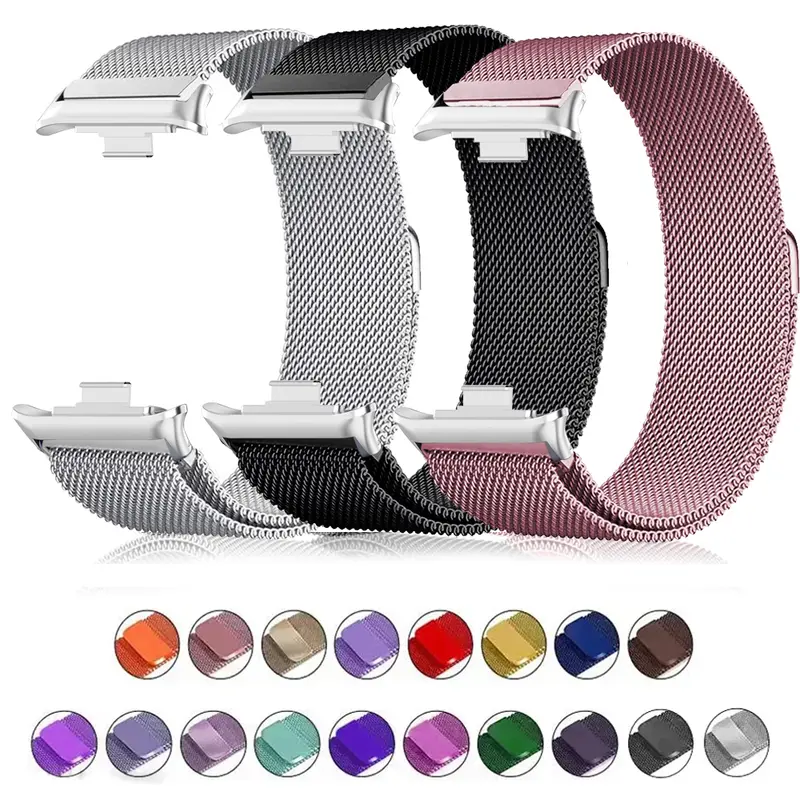 Milanese Loop metal replacement strap for Redmi and Xiaomi smartwatches