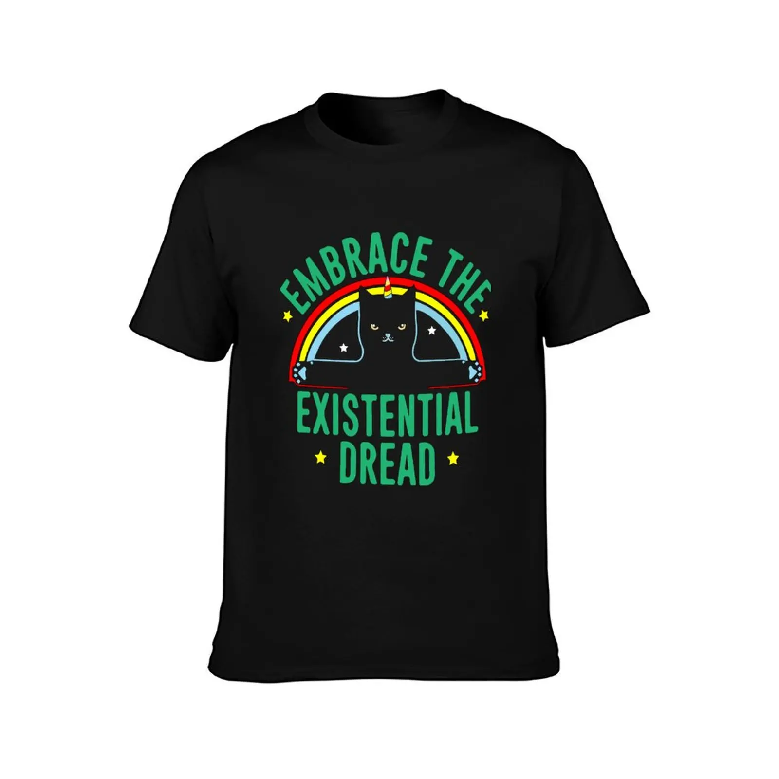 Embrace The Existential Dread T-Shirt Soft Basic Cotton Short Sleeve Tee T-Shirt