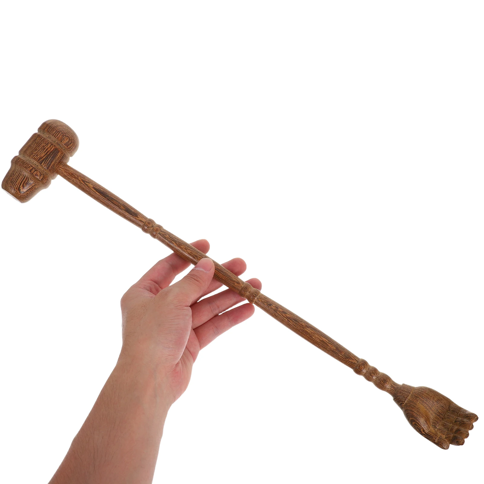 

Wood Massager for Muscles Back Tool Wooden Hammer Manual Sticks Leg Massaging Body Health Neck Office