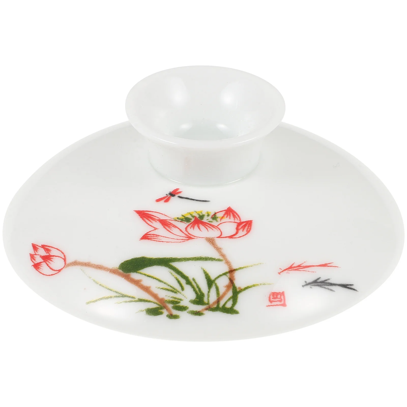Ceramic Tea Cup Lid Replacement Cover Spill Proof Tea Pot Ceramic Lid Teaware Accessory Home Supply Teapot Accessory - Image 3