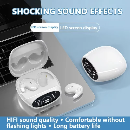 Imagen 2 del producto Xiaomi-auriculares invisibles para dormir, cascos pequeños con cancelación de ruido oculta, inalámbricos, deportivos, estéreo, Bluetooth 5,3