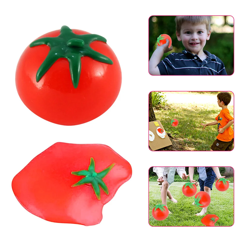 Antistress Tomato Squeeze Toys Vent Ball Stress Relief Hand Fidget Toy Squishy Stressball For Kids Adults Decompression Gift