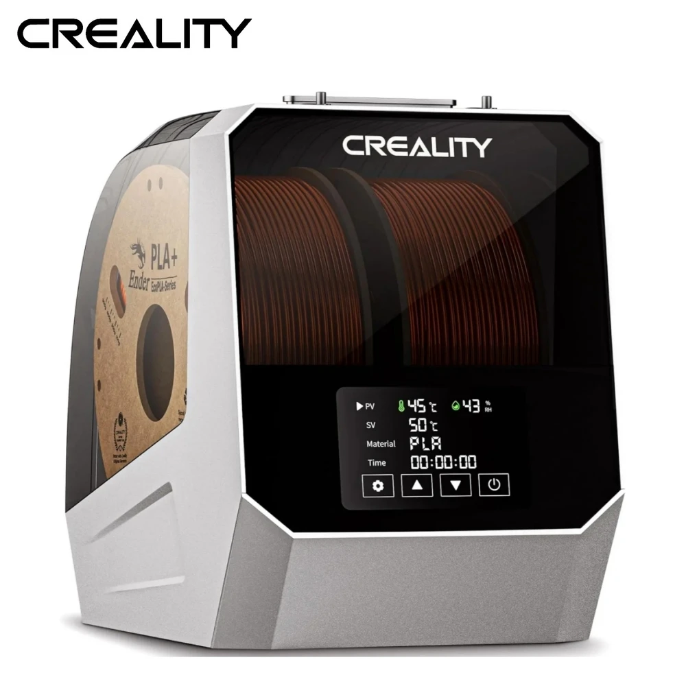 2024 CREALITY Official Space Pi Filament Dryer Plus, Dual-Spool Filament Dryer Box for 3D Printing with PTC Heater, 360° Heating