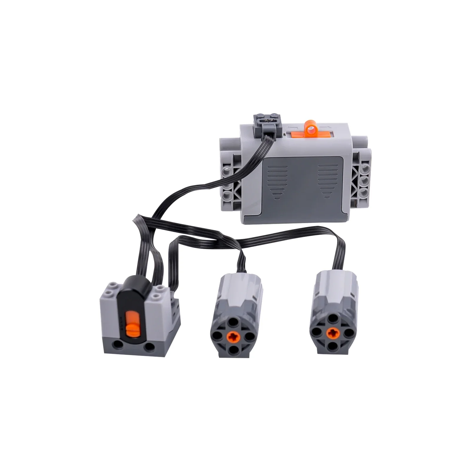 Conjunto de funções de energia m caixa de bateria do motor ir receptor remoto blocos de construção técnicos peças modificadas para carro rc robô modelo brinquedo